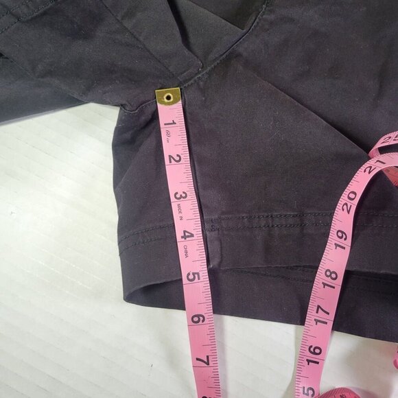 Gap Women Black Cotton Blend 5" Shorts Size 12 - Picture 6 of 7